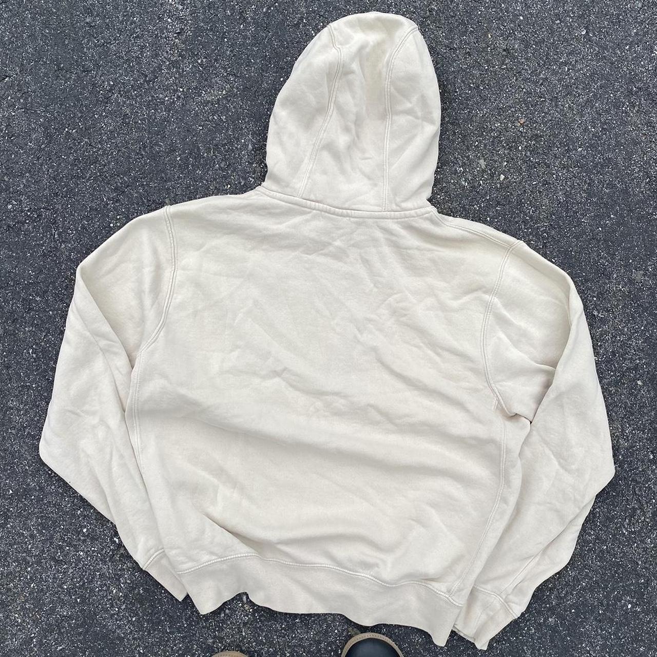 mens cream nike hoodie