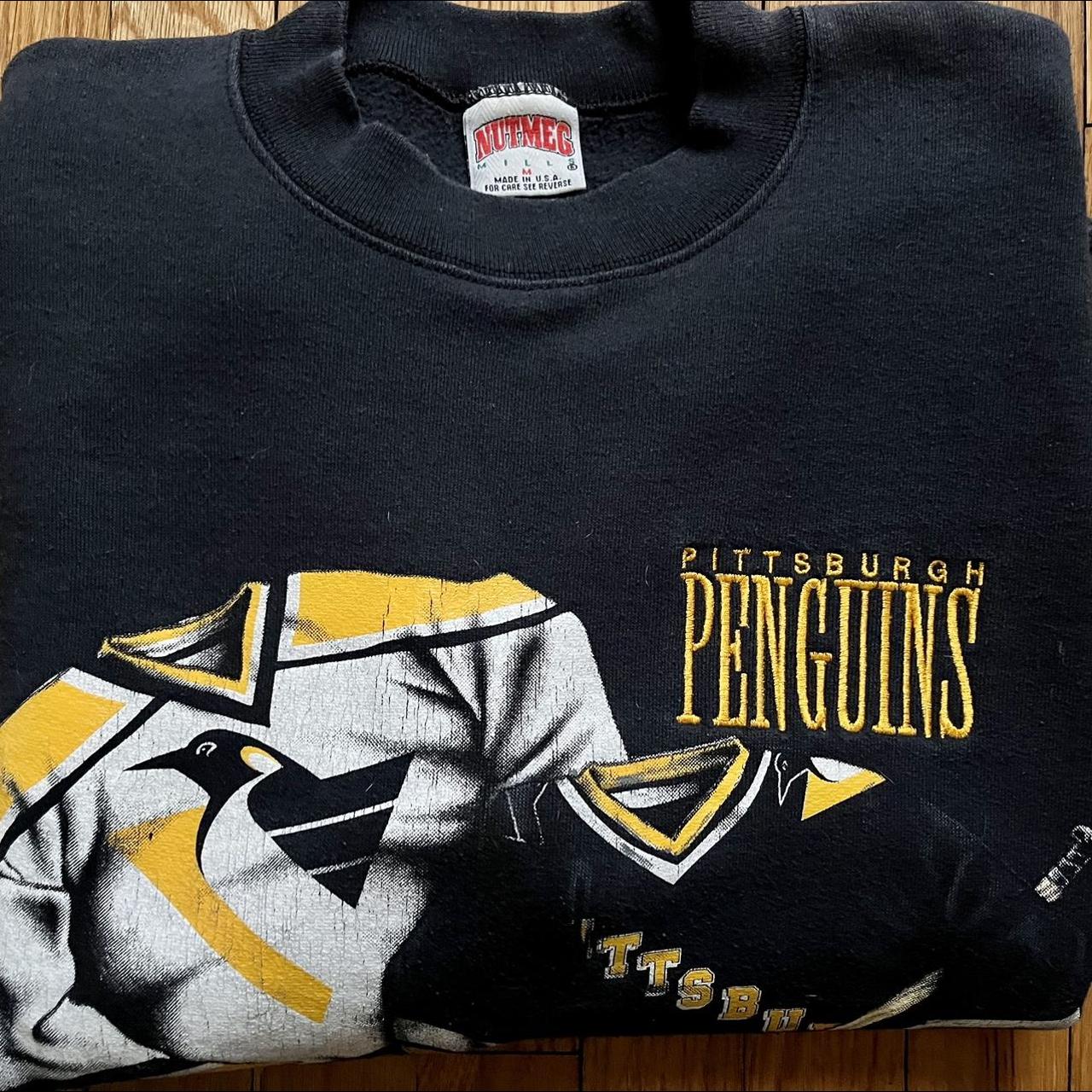 Vintage Pittsburgh Penguins Crewneck Sweatshirt 1990s Men's Large