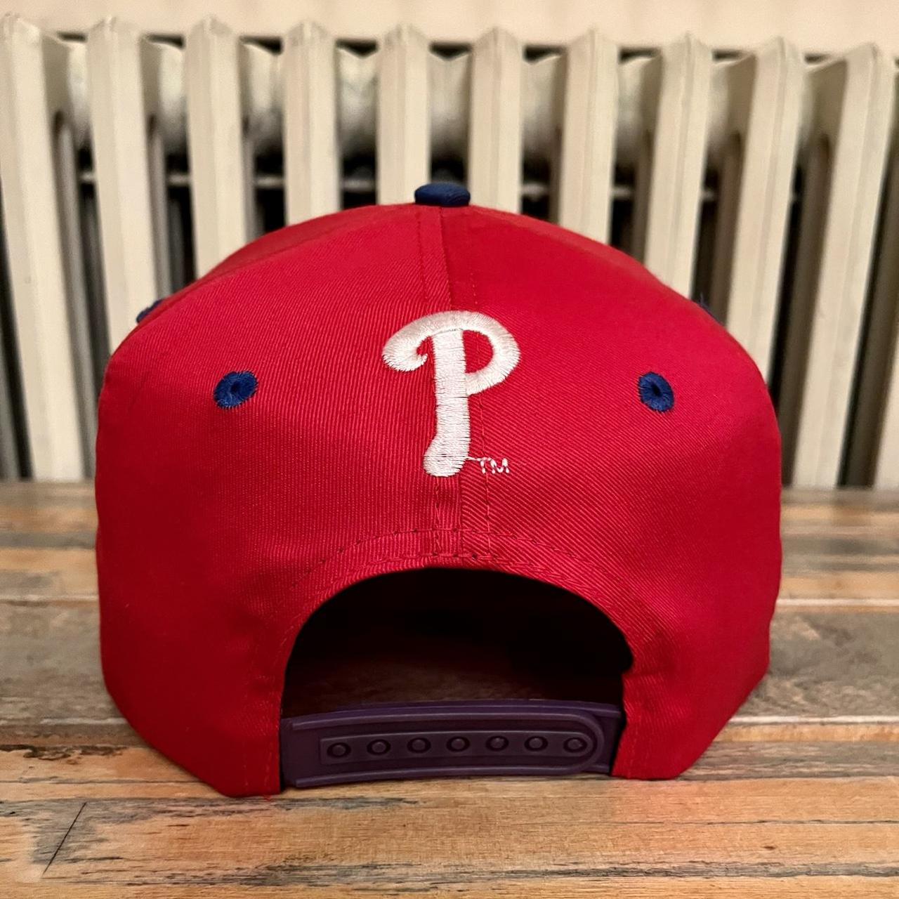 PHILADELPHIA PHILLIES VINTAGE 90s MLB SNAPBACK HAT - Depop