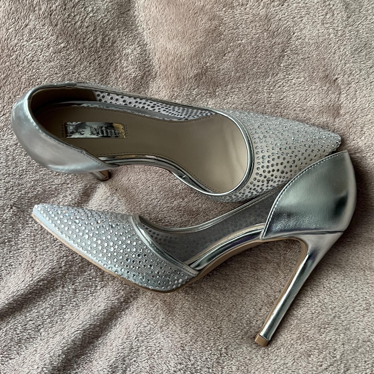 embellished heel shoes