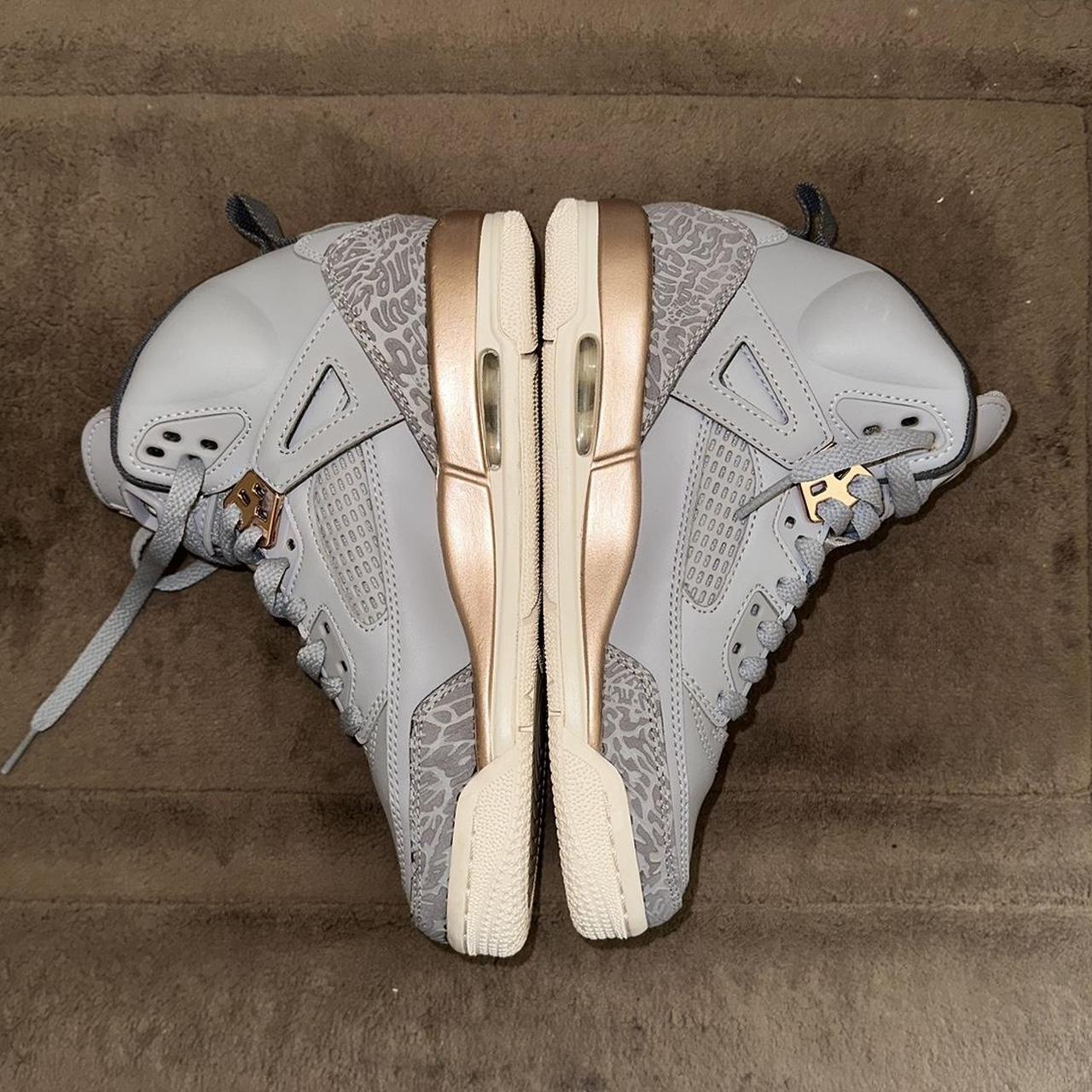 Jordan spizike grey and 2025 rose gold