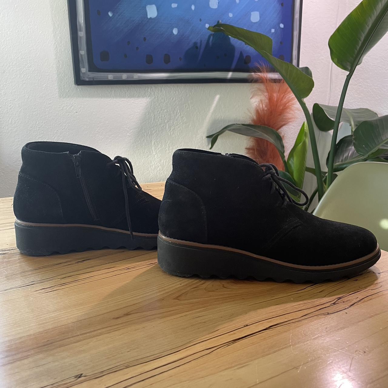 Clarks sharon sale hop black suede