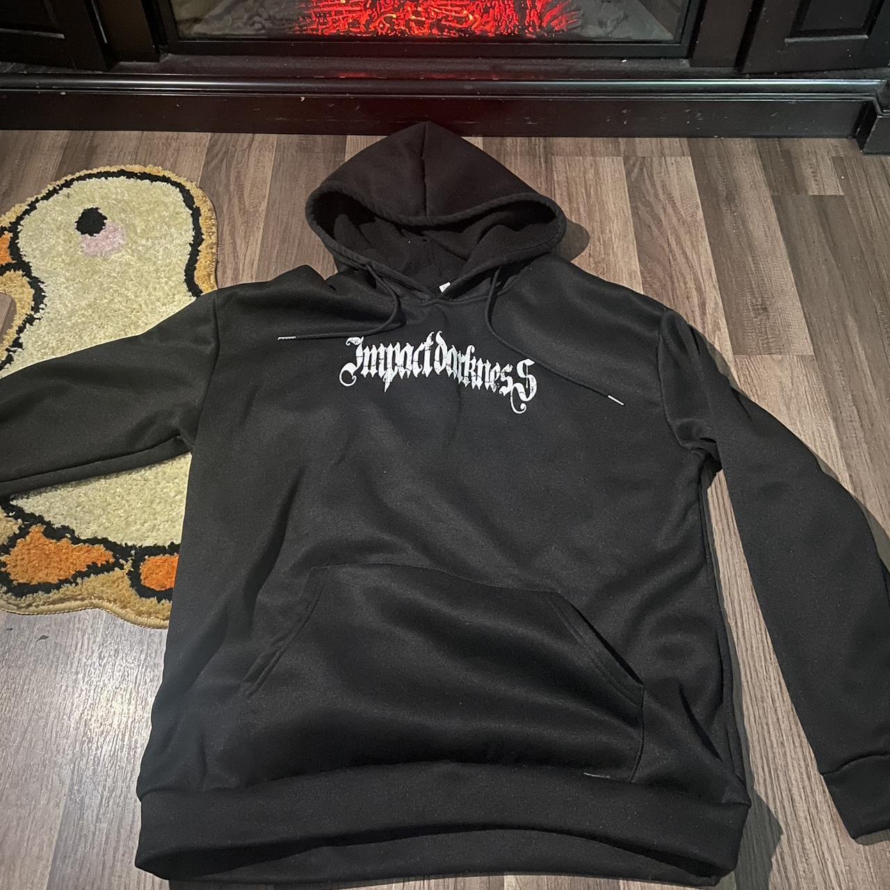 Impact Darkness Black Hoodie Super dope... - Depop