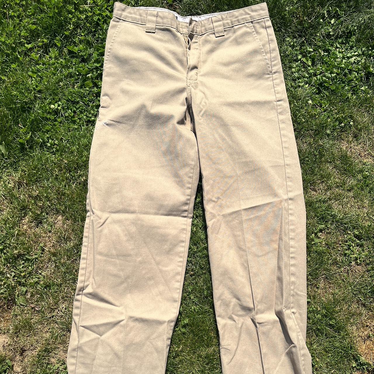 Dickies tan pants women’s size 18. Dm for inquiry!... Depop