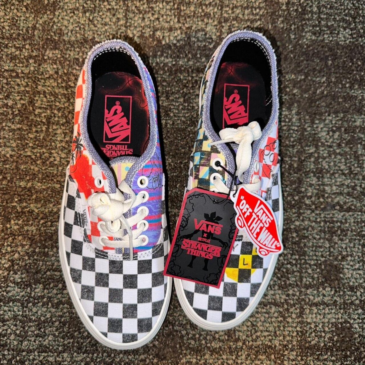 Vans Authentic Stranger Things Surfer Boy Pizza Shoes 