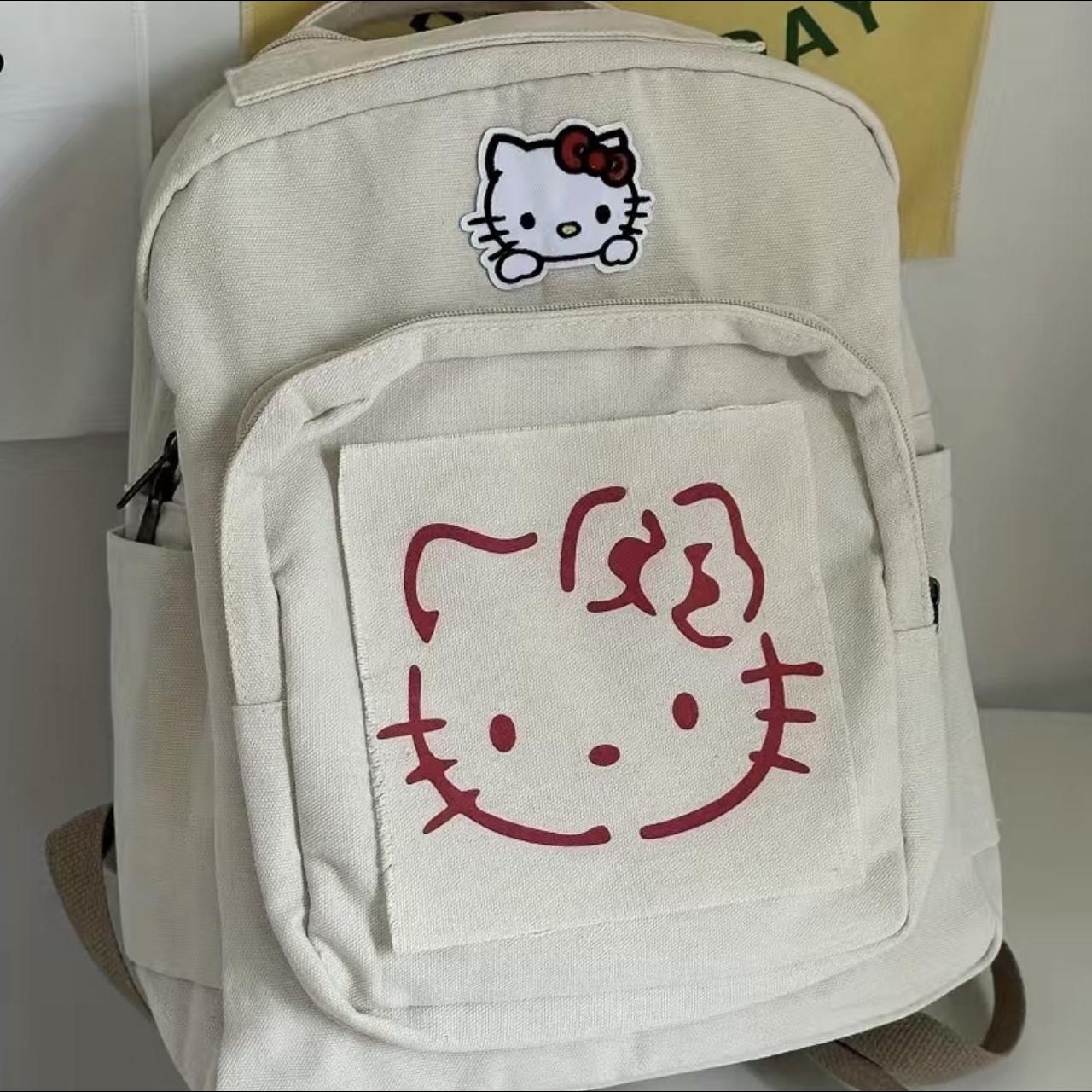 Hello Kitty Women's Cream Bag | Depop