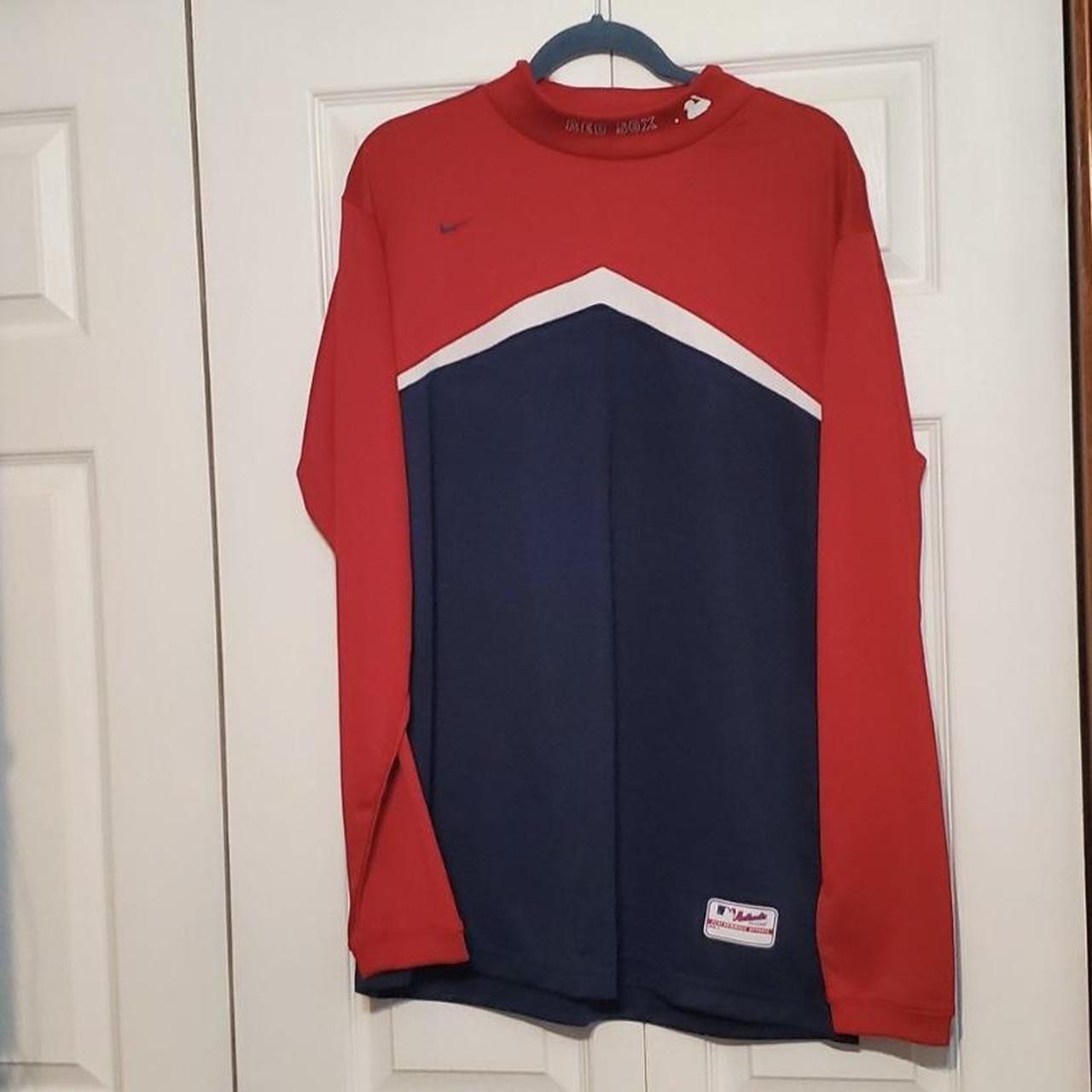 Men's Nike Long Sleeve Boston Red Sox Pullover Size - Depop