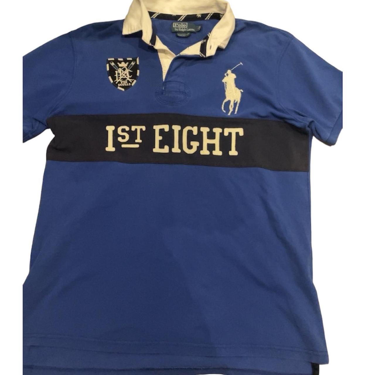 Eight polo by Ralph Lauren rugby shirts purchases size large