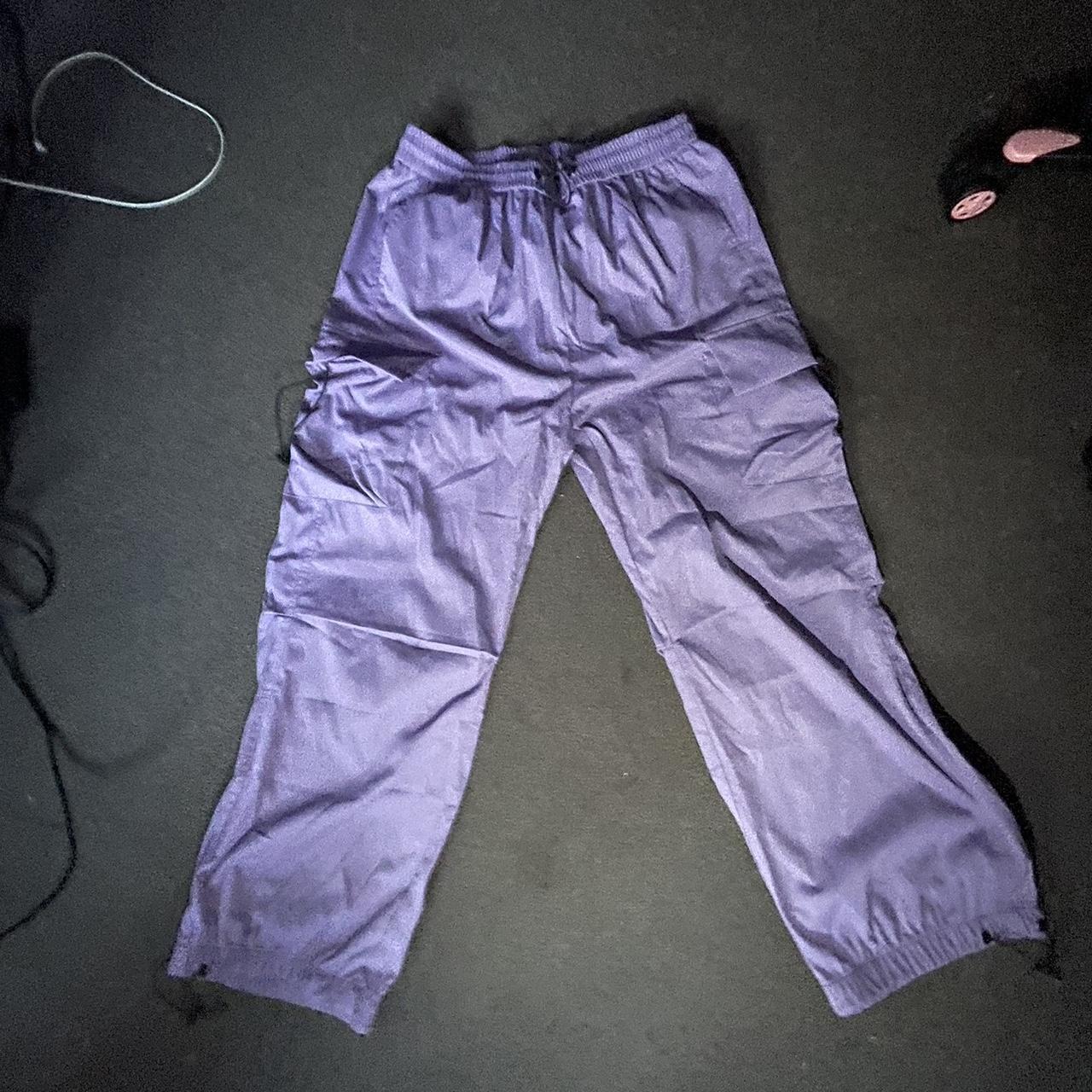 XL Purple Baggy Pants - Depop