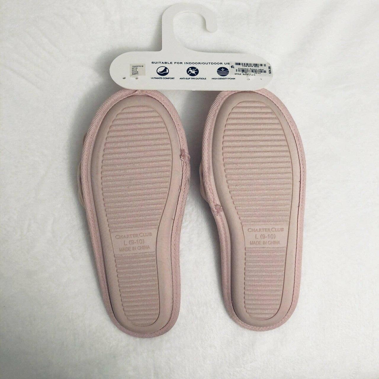 Charter Club Women's Pink Slippers (2)
