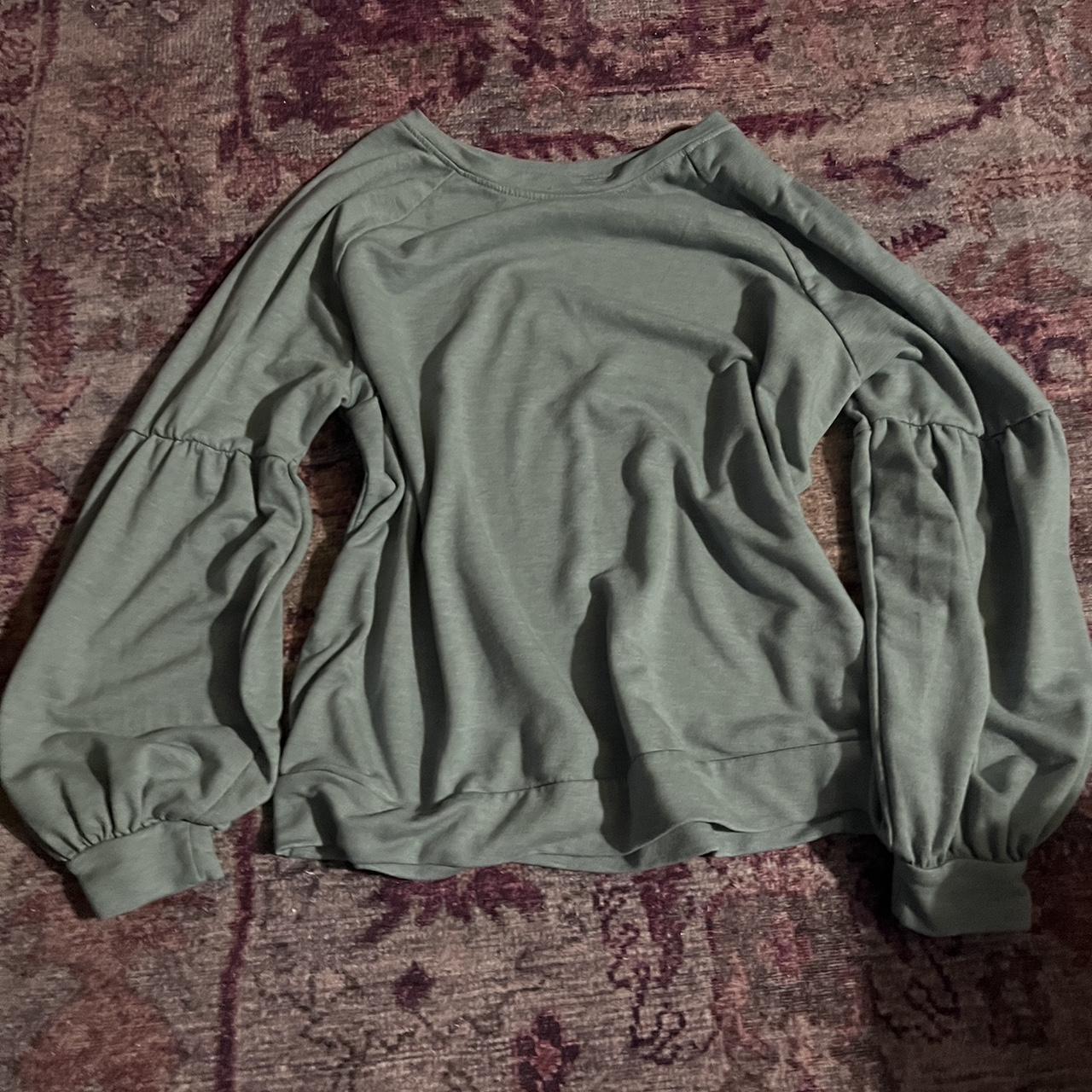 Light teal long sleeve shirt Size m-l - Depop