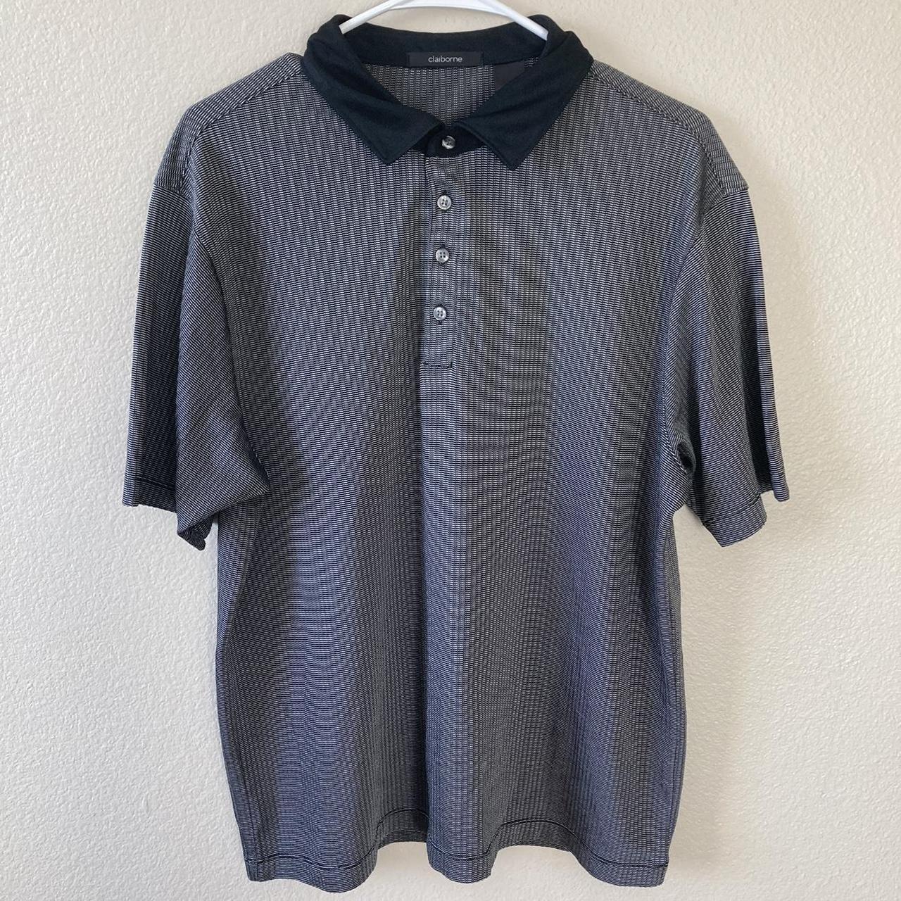 Claiborne Polo Shirt Men's Short Sleeve T-shirt size... - Depop