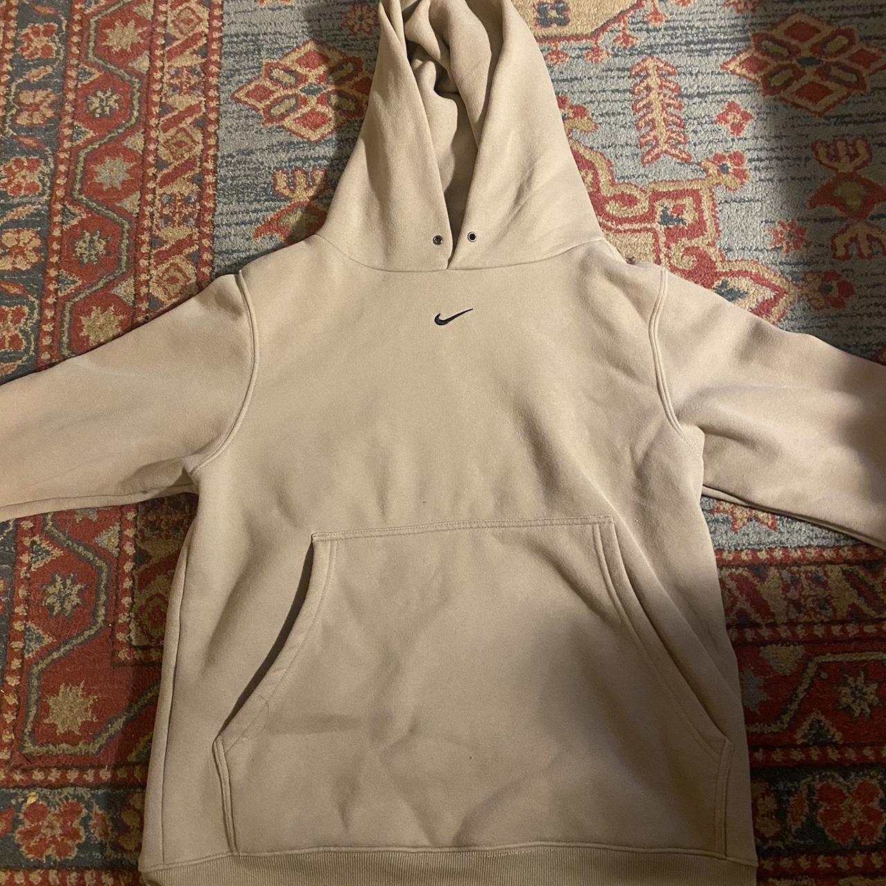 tan hoodie nike