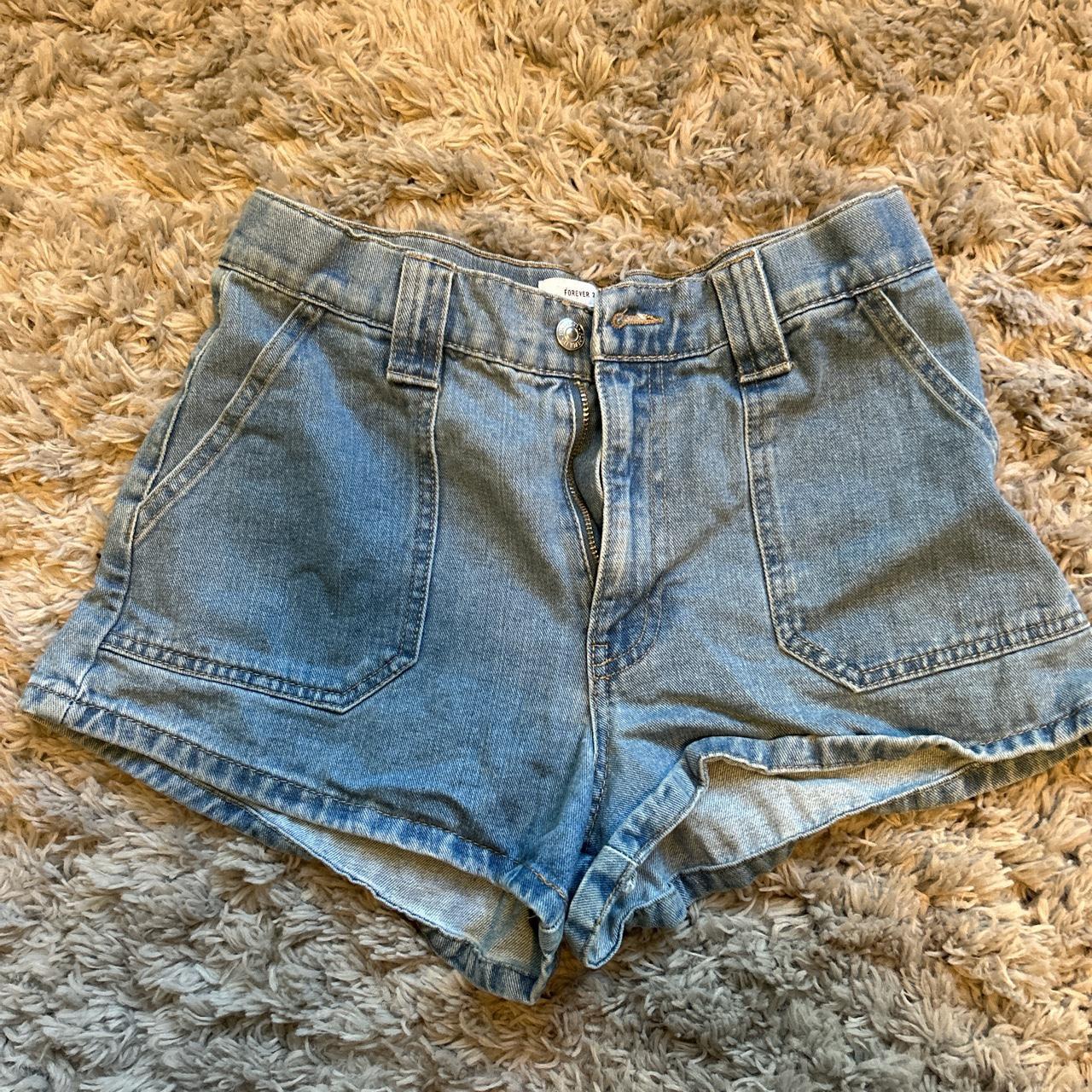 Forever 21 hot sale blue shorts