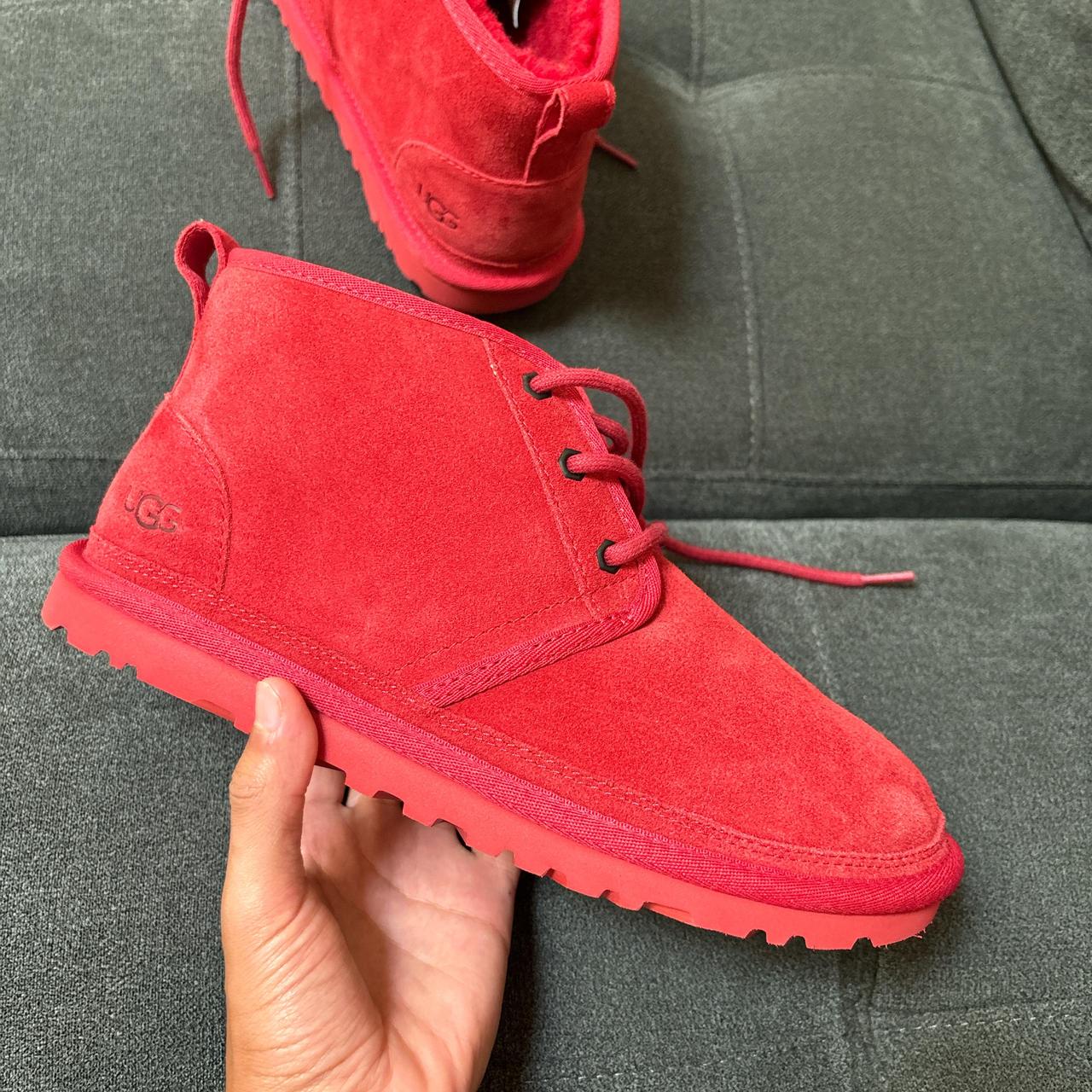 Red suede UGG boots UGG Never been used Send offers