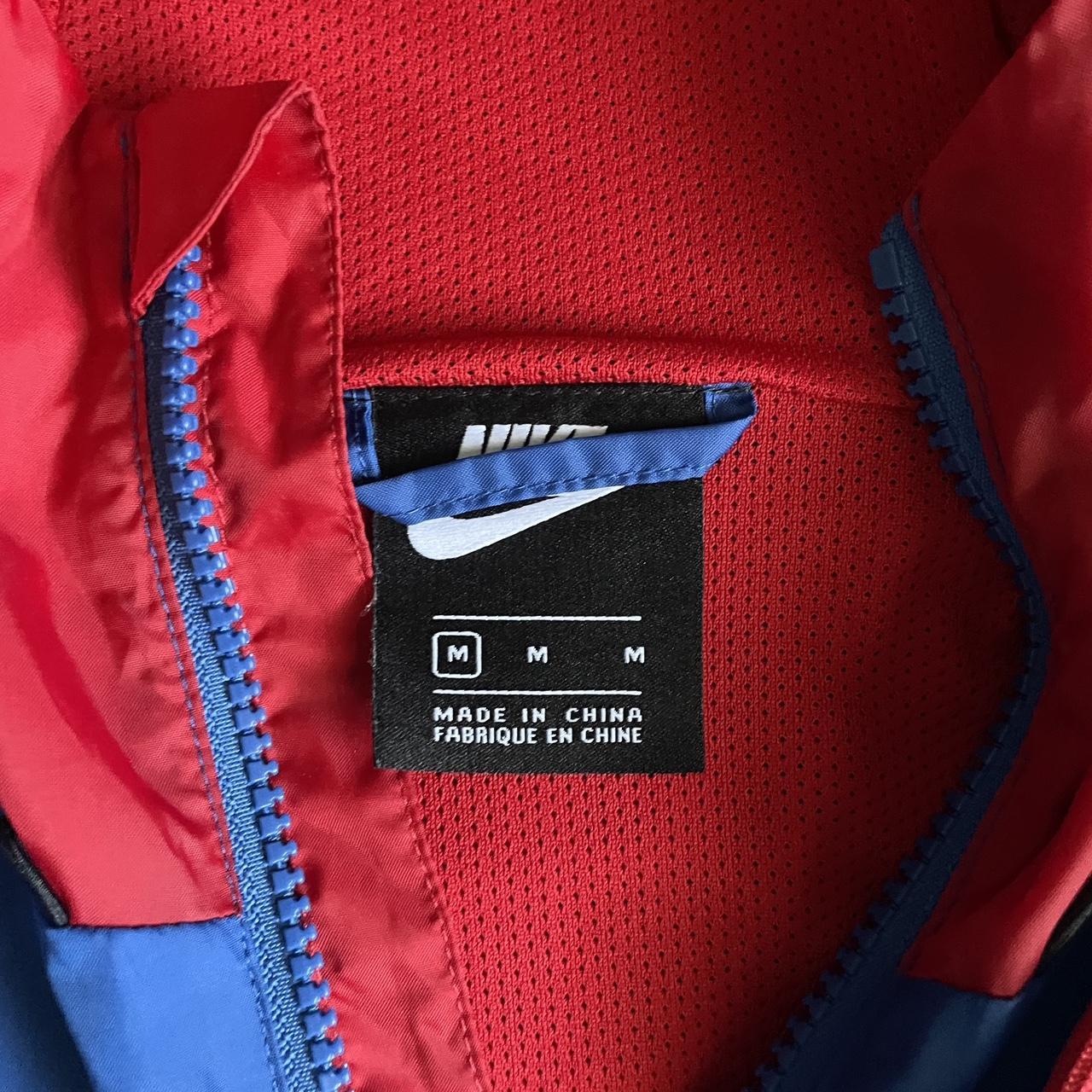 womens red nike windbreaker