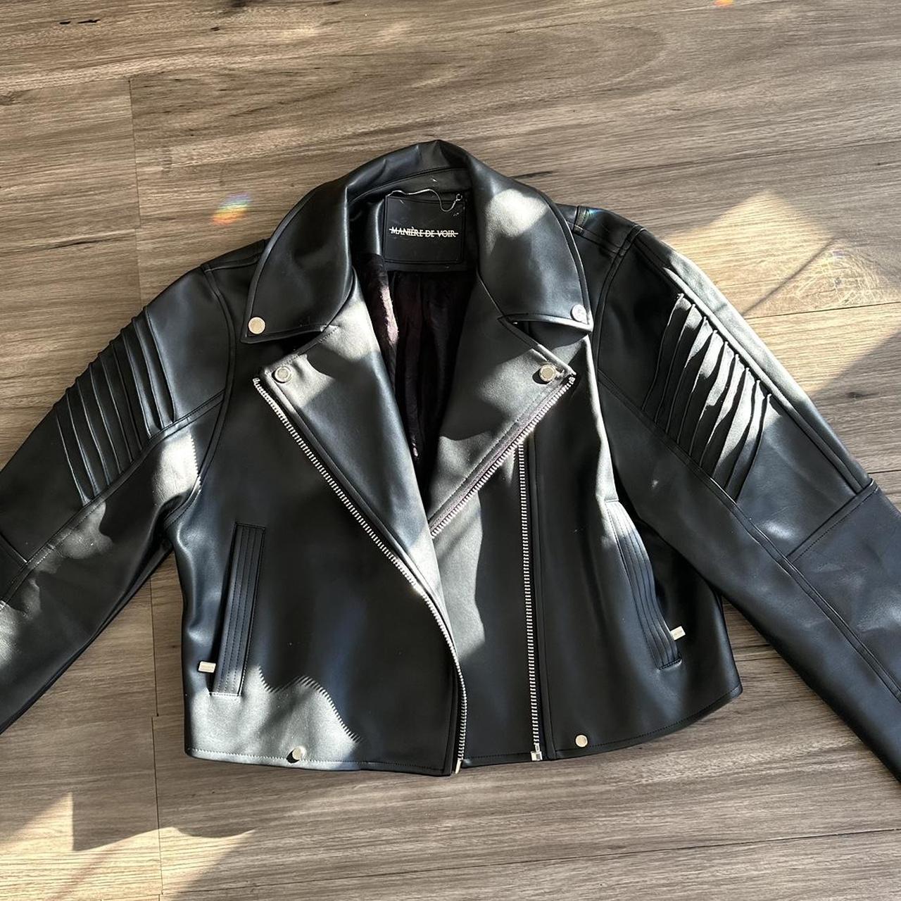 Maniere de voir Vegan Leather Jacket... - Depop