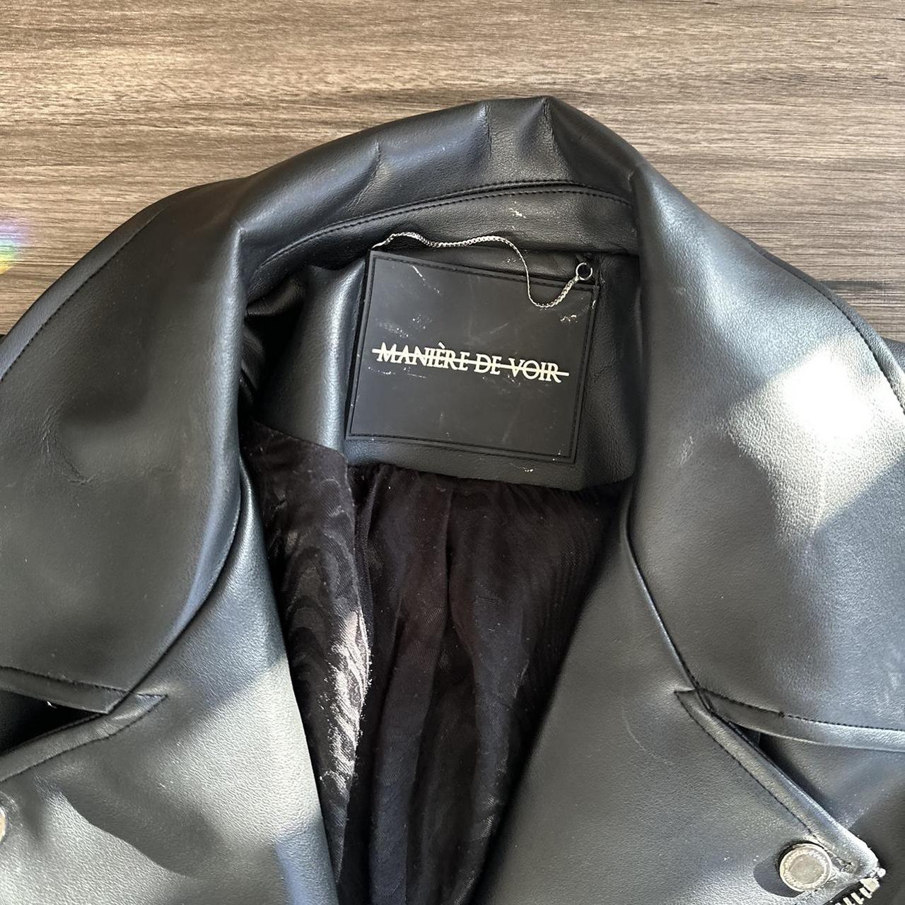 Maniere de voir Vegan Leather Jacket... - Depop