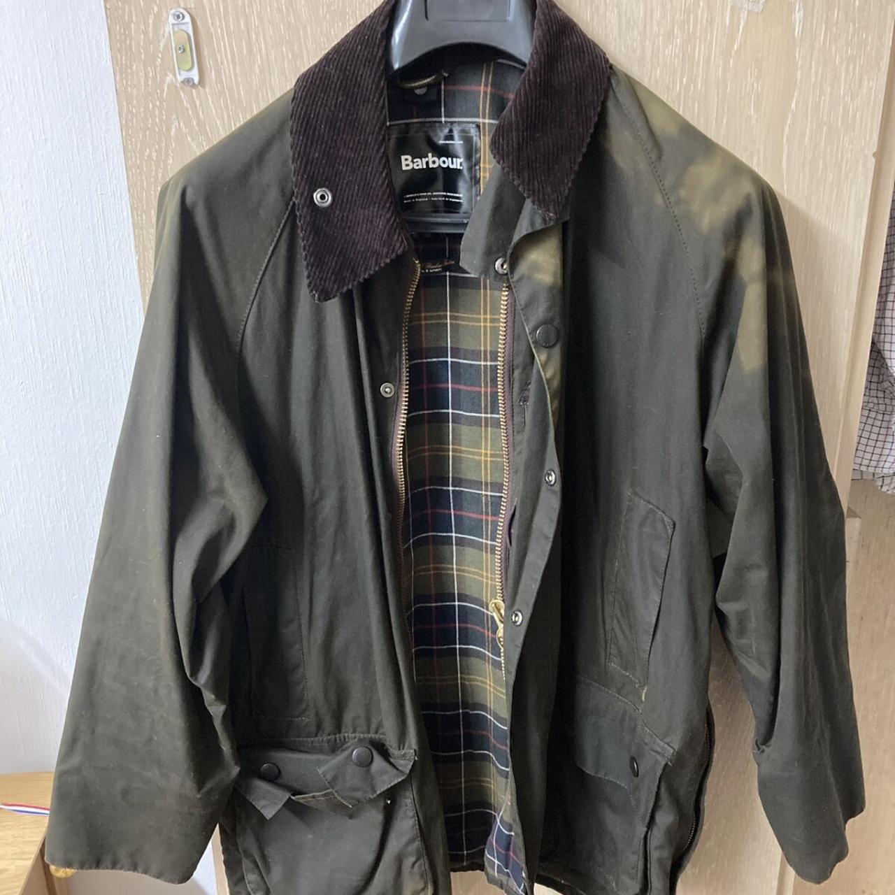 Barbour Men's Khaki Jacket | Depop