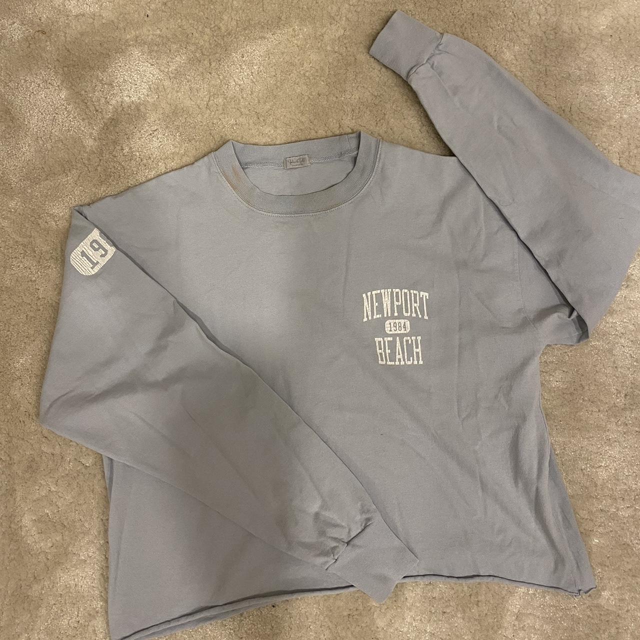 brandy melville blue sweatshirt