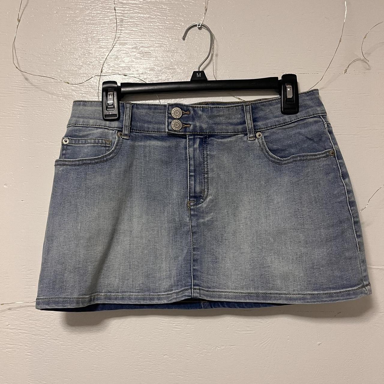 Garage Women's Blue Skirt | Depop