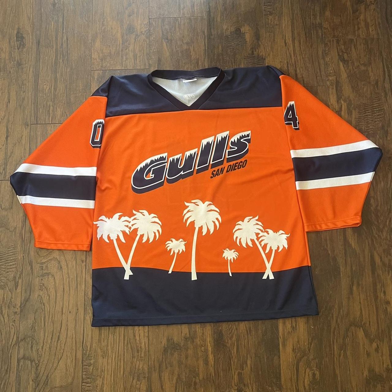 Vintage SD Gulls ECHL Hockey Jersey 04 XL Depop