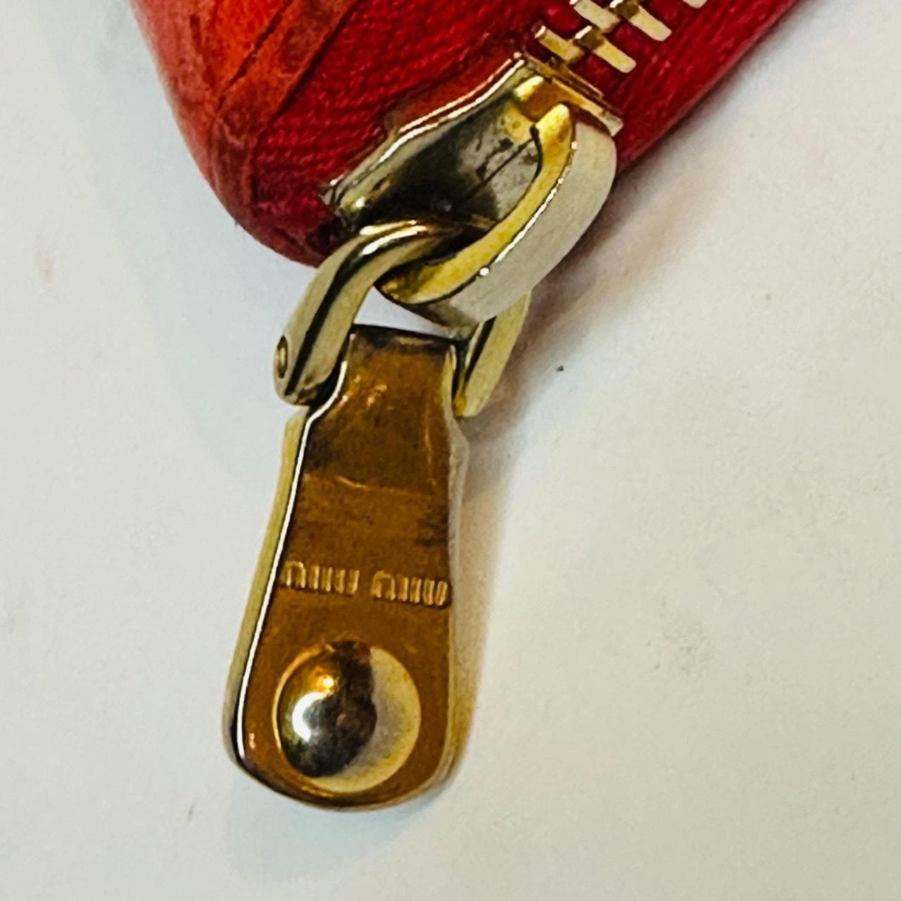 Miu Miu Women's Wallet - Red – AUTHENTIC MIU MIU … - image 3