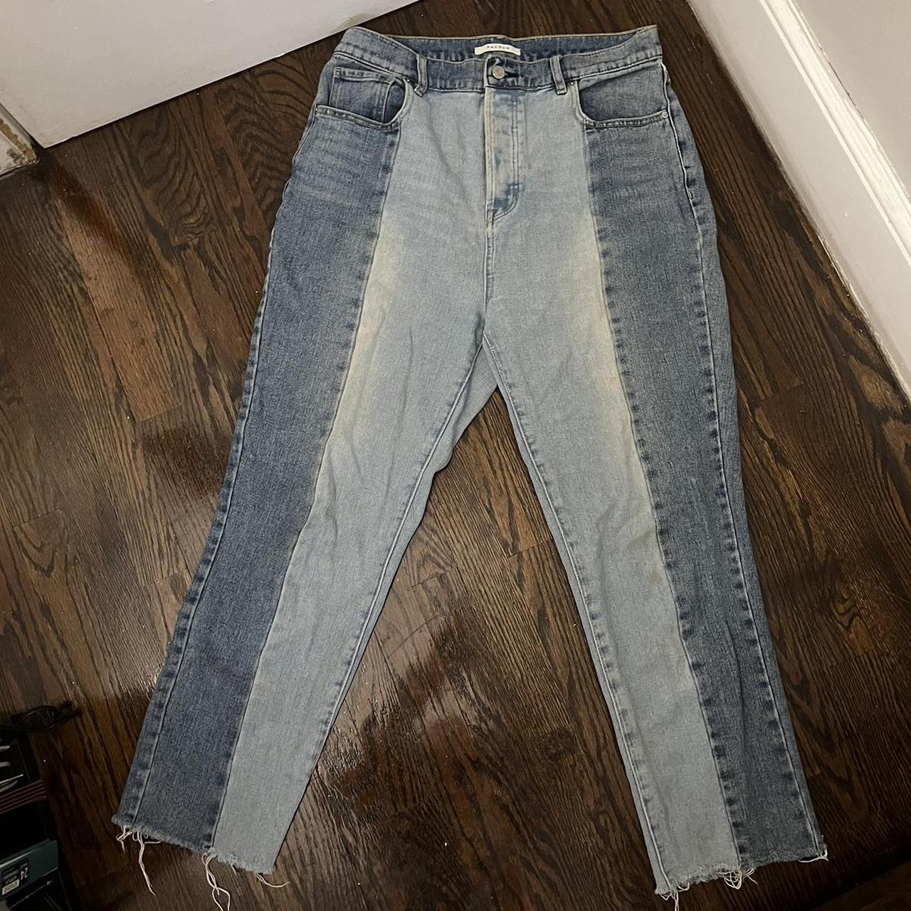 Size 10 Pacsun cut off high rise jeans. Used but... Depop