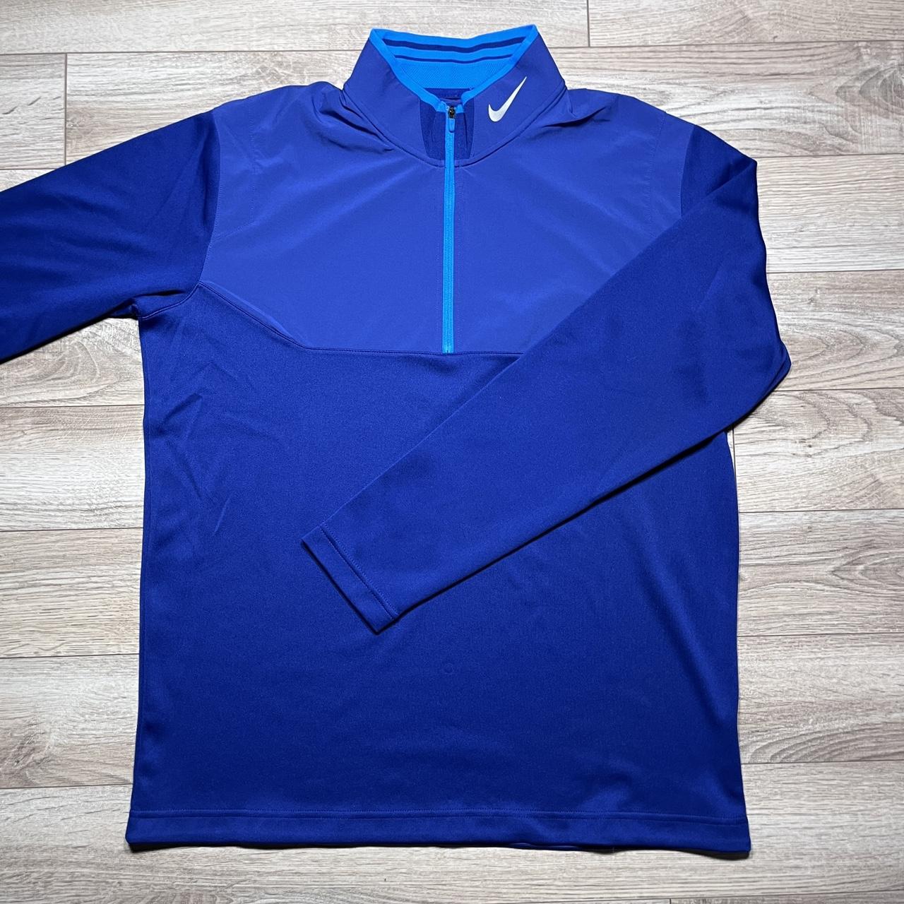 purple nike mens golf pullover jacket windbreaker