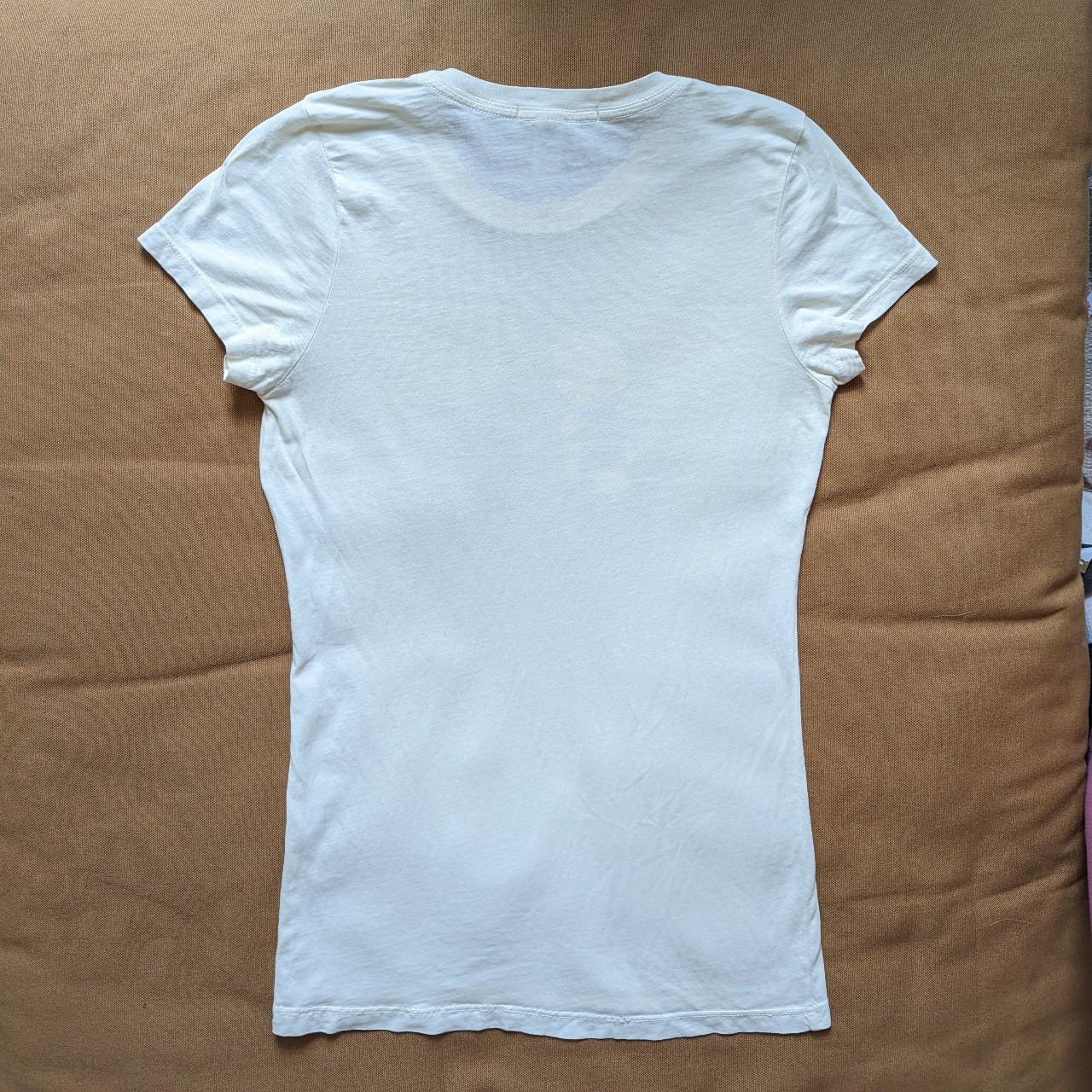 Women's Cream Tshirt Depop