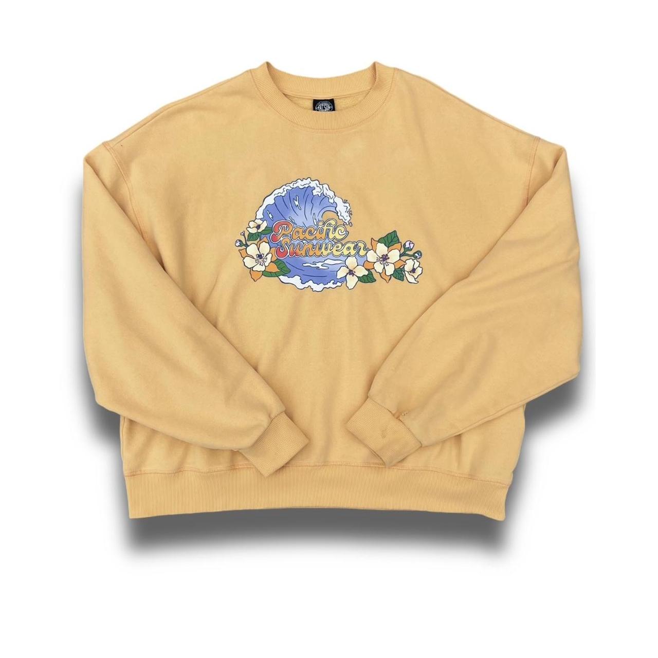 PacSun Women's Sweatshirt Yellow/Orange M – Orange Pacsun