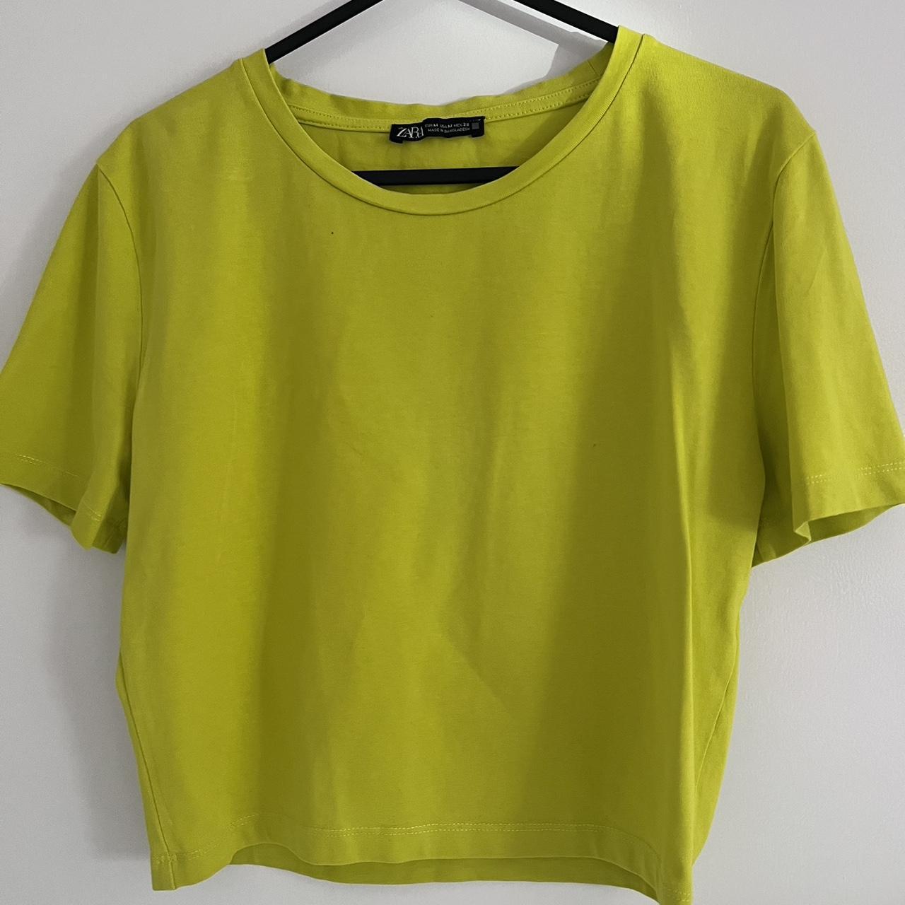 Zara Yellow Crop Top Free UK Shipping🚚 Open to... Depop