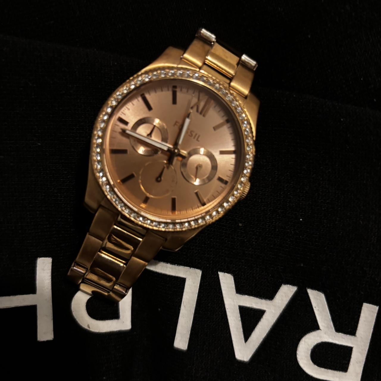 Fossil Women's Analogue Watch - Gold – Fossil ros… - image 1