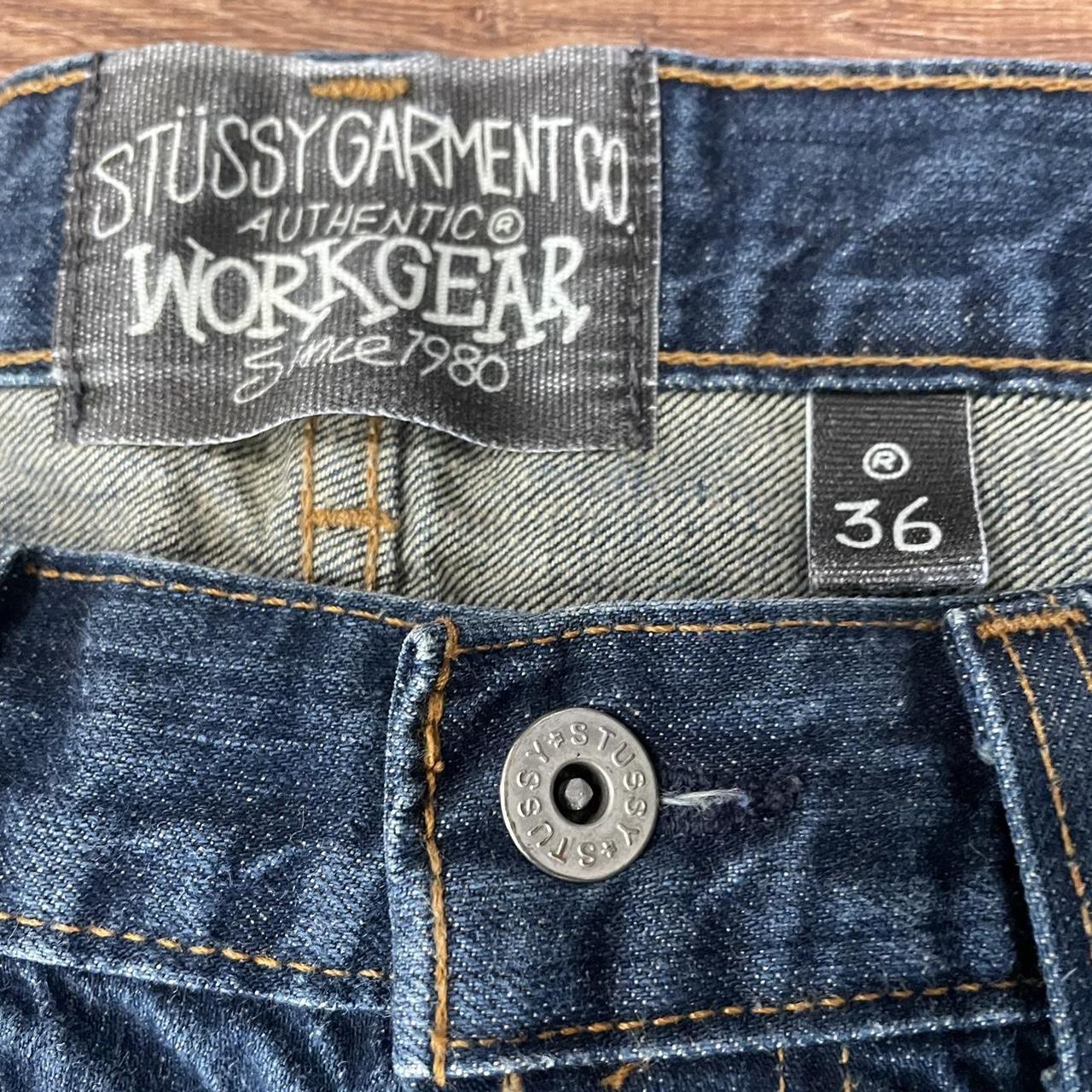 Stüssy Men's Blue and Navy Jeans | Depop