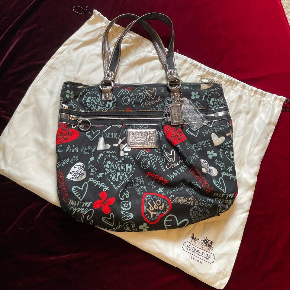 Coach - Floral Poppy Graffiti Tote Bag, Women's Fashion, Bags & Wallets, Tote  Bags on Carousell