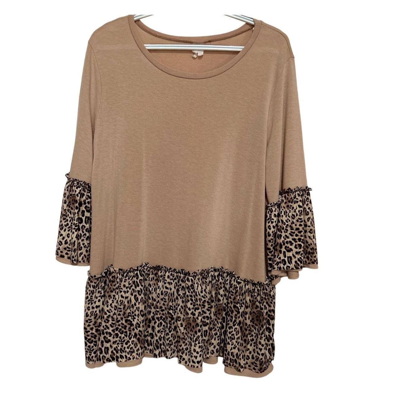 Source Unknown Women's Blouse - Brown - XXL – Wom… - image 1