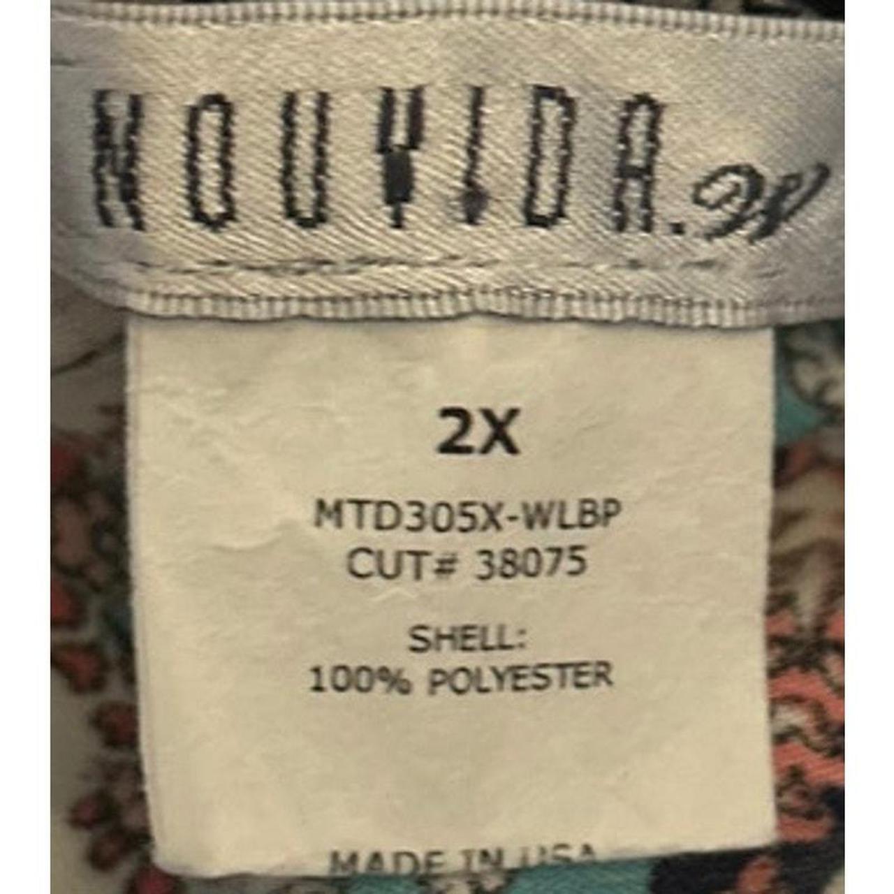 Source Unknown Women's Blouse - Orange/Multi - XX… - image 3