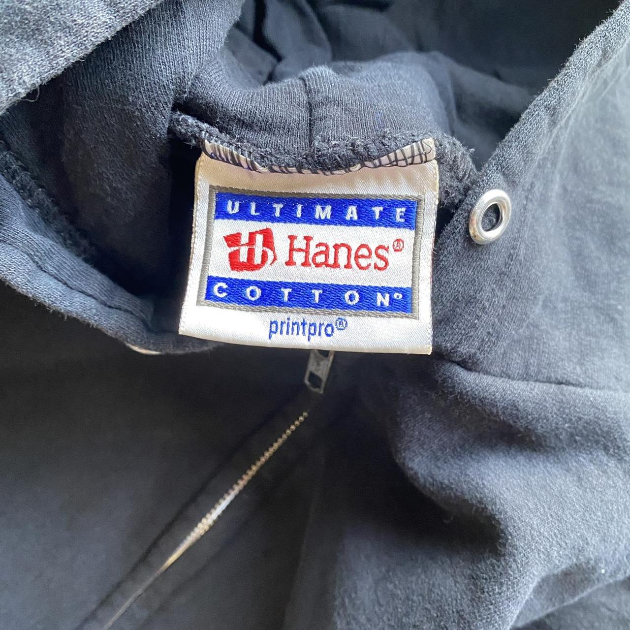 Vintage Hanes Blank Zip Up Hoodie -From the... - Depop