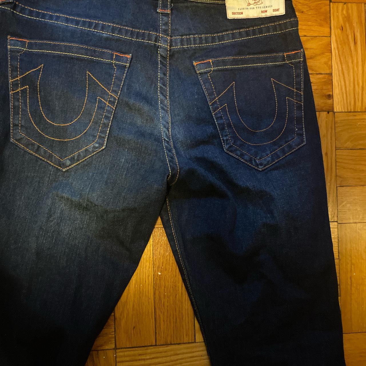 Dark blue true religion jeans Yall alr da trueys... - Depop