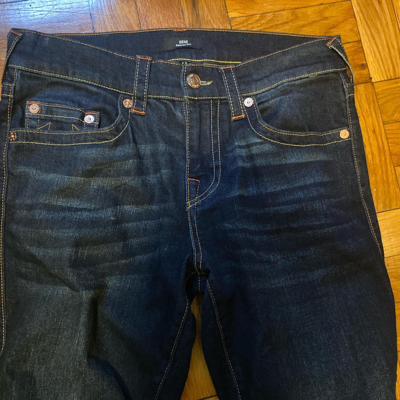 Dark blue true religion jeans Yall alr da trueys... - Depop