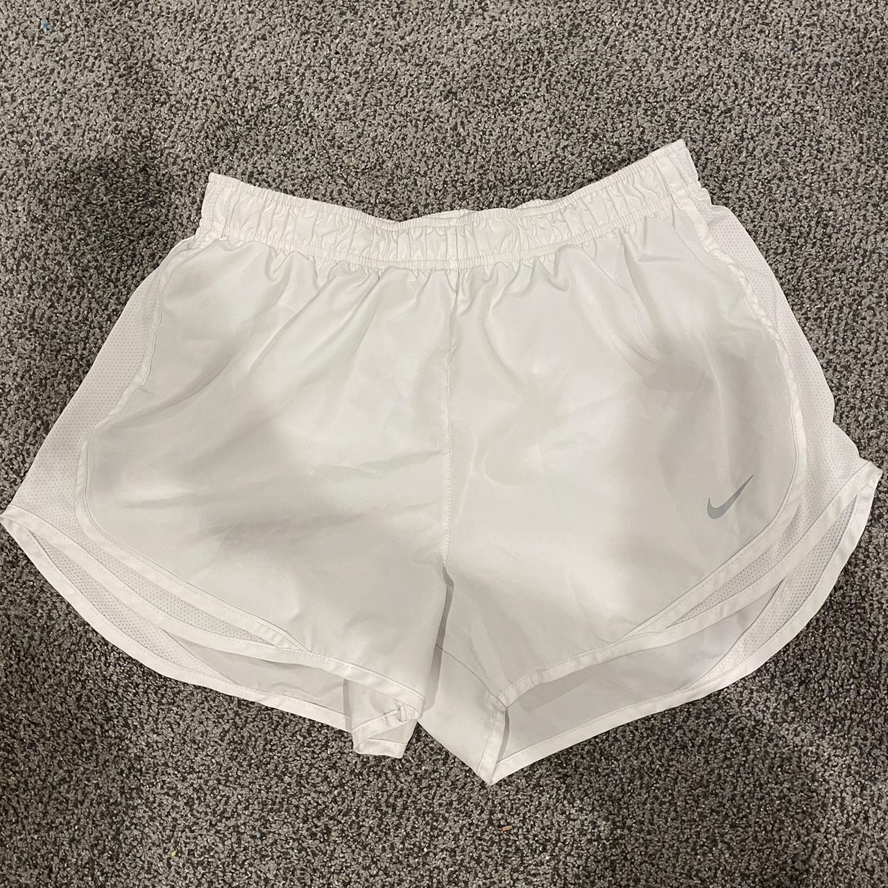 womens white nike air shorts