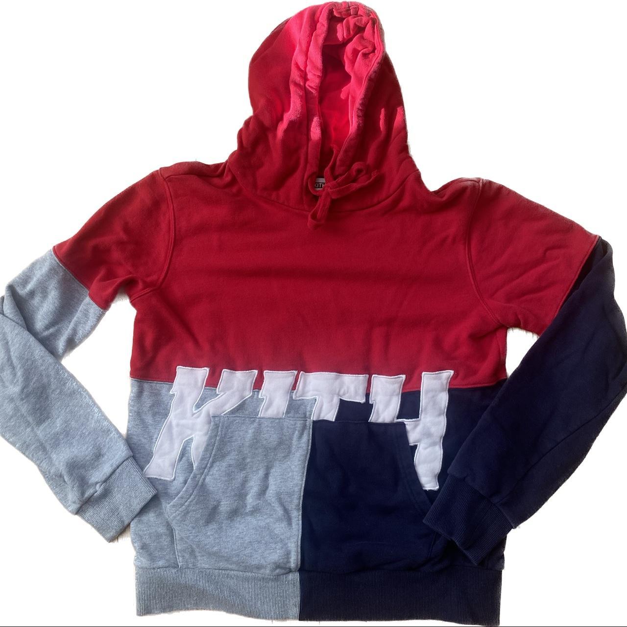 kith-men-s-navy-and-red-sweatshirt-depop