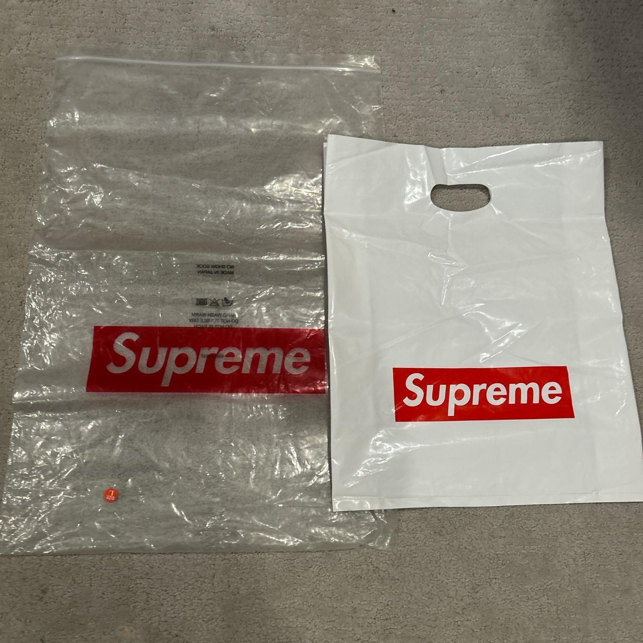 SUPREME Sweater, embroidered design - Depop