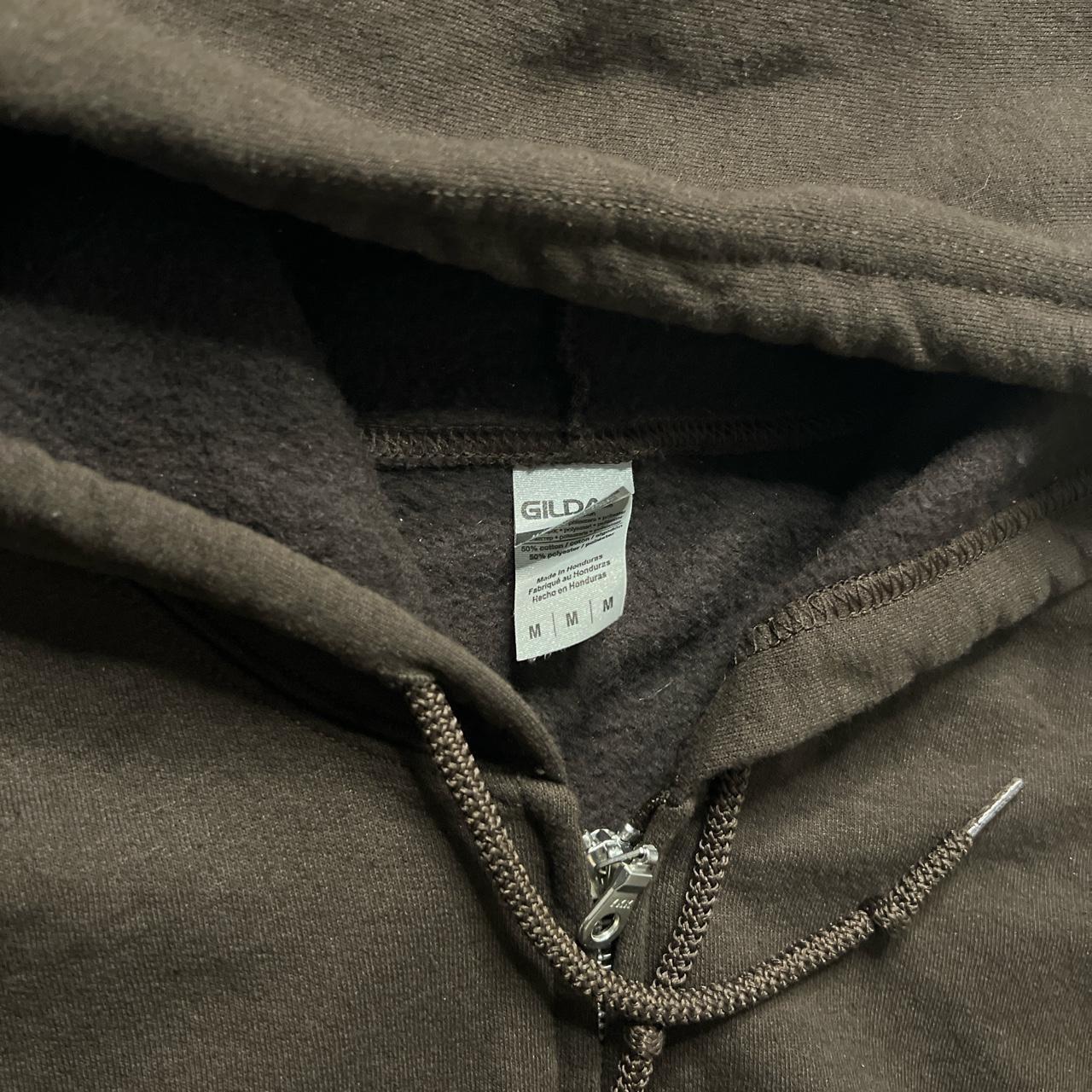 Gildan brown zip up Clearance