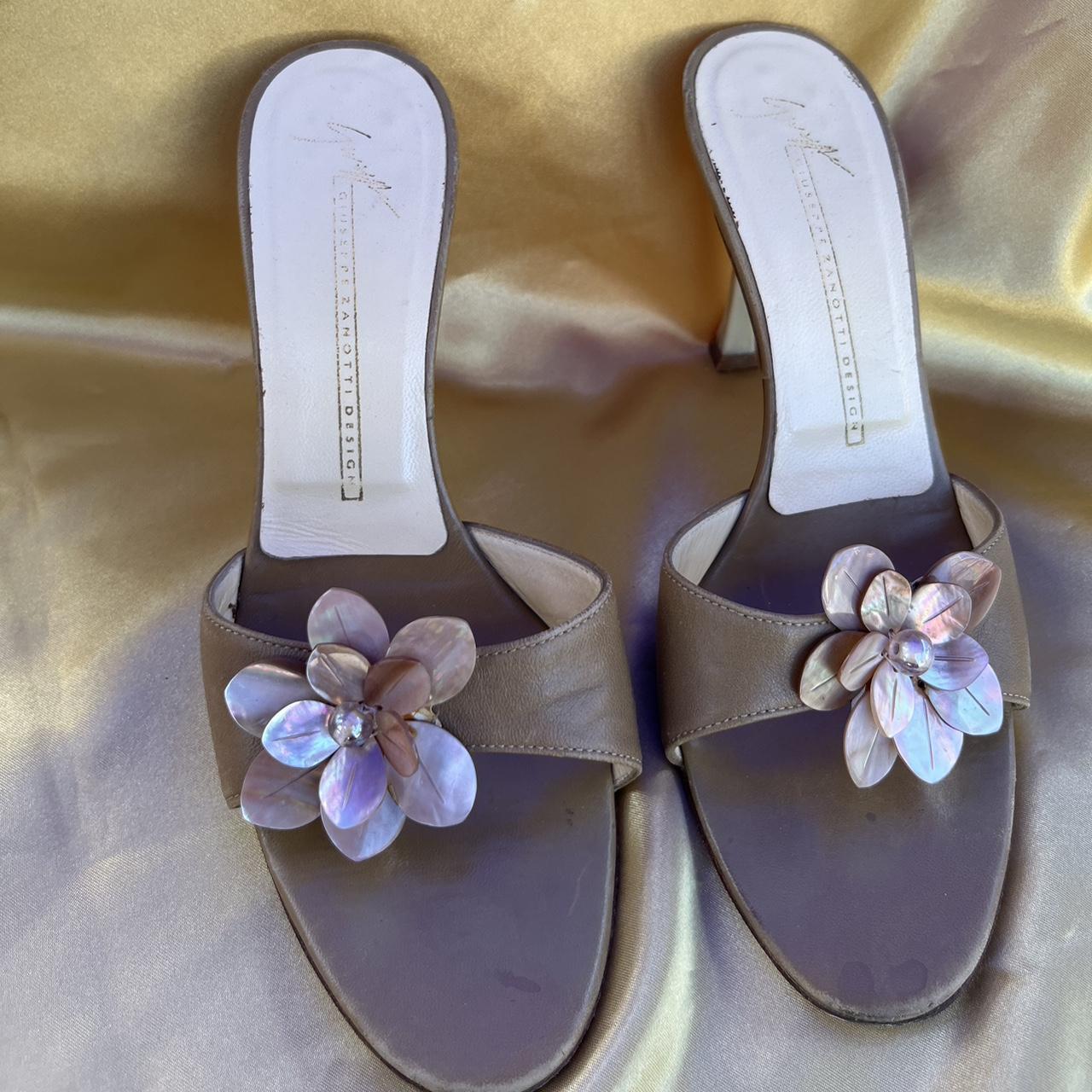Giuseppe Zanotti Women's Khaki and Pink Sandals