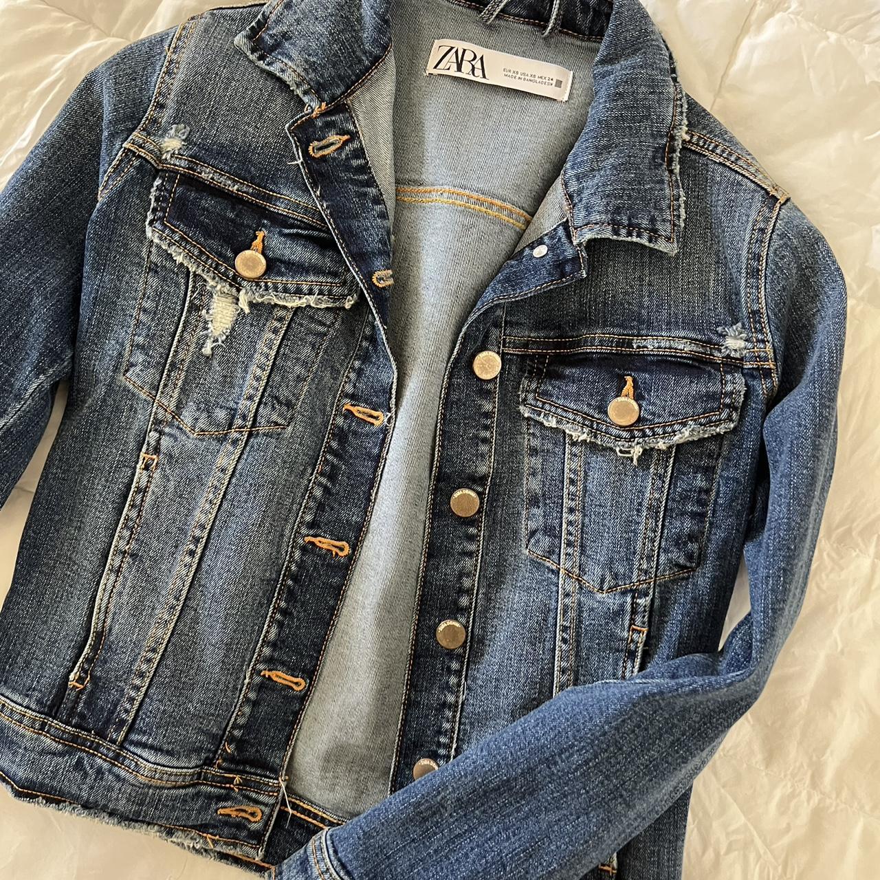 XS Zara Denim jacket 🧥 Excellent Condition! - Depop