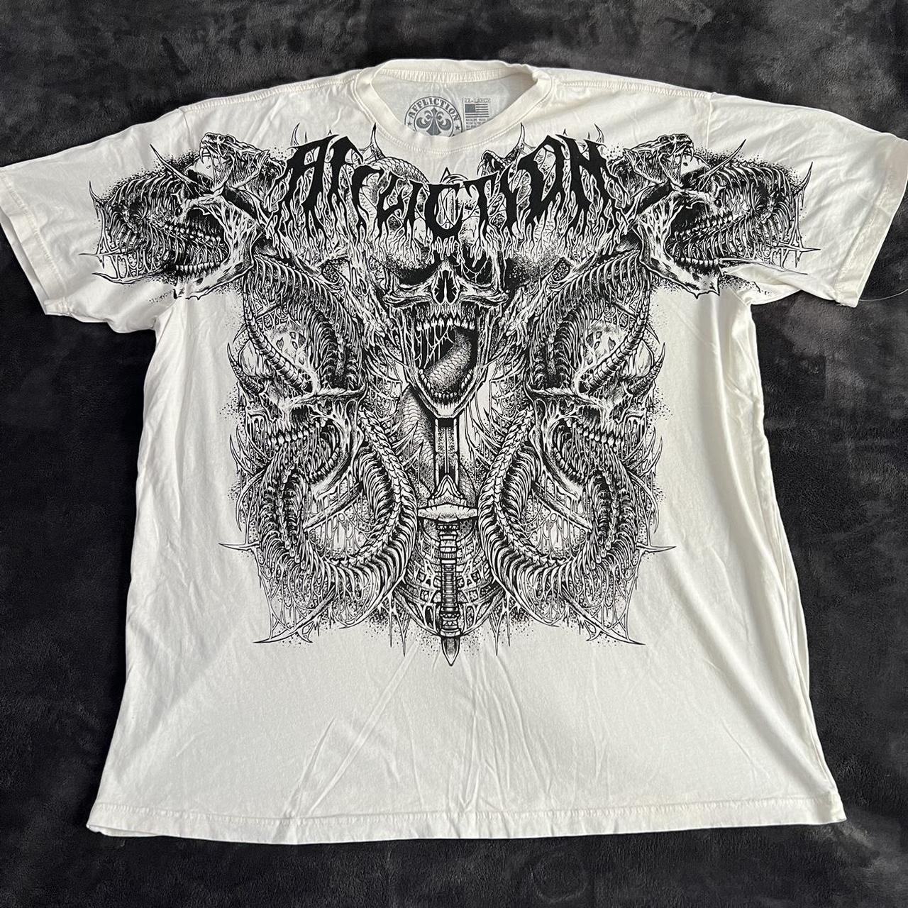 Super Sick ahh Affliction shirt, 2XL but fits like... - Depop