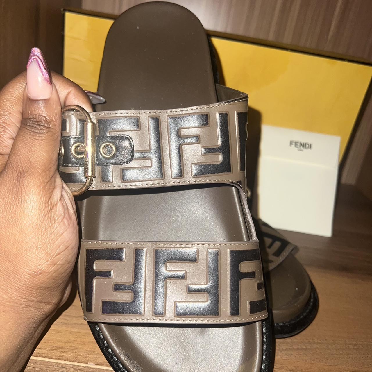 Fendi birkenstock online slides