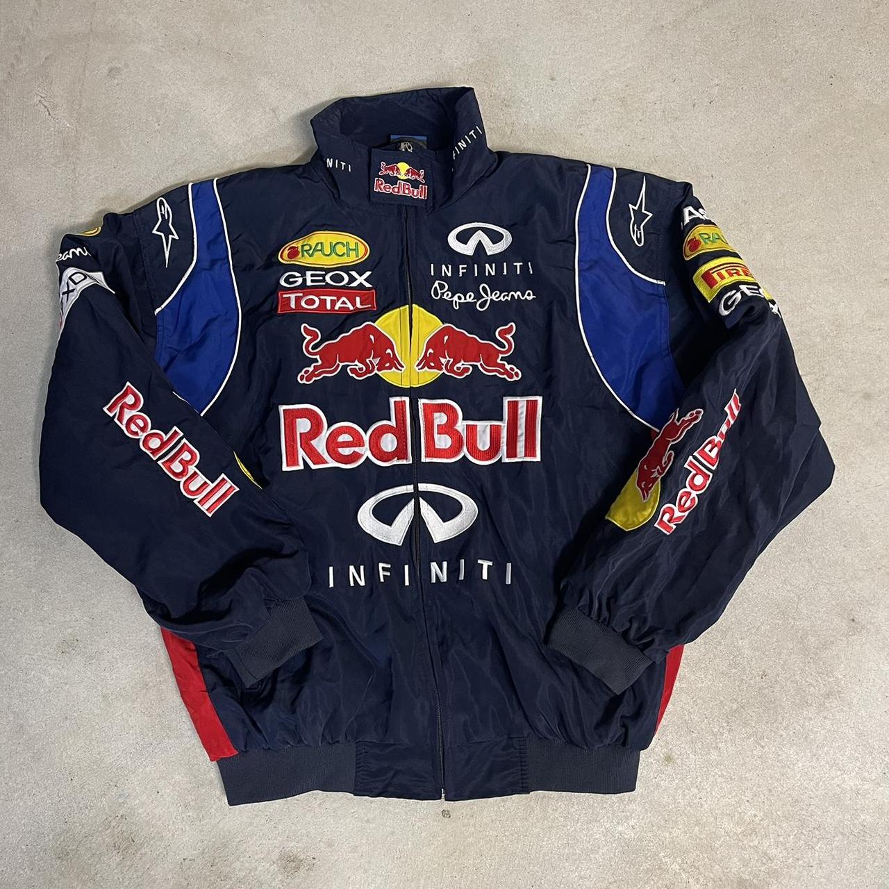 Red bull racing jacket - Perfect condition - cool... - Depop