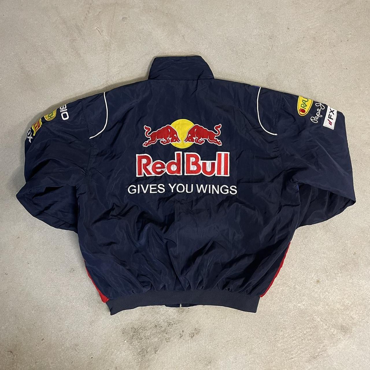 Red bull racing jacket - Perfect condition - cool... - Depop